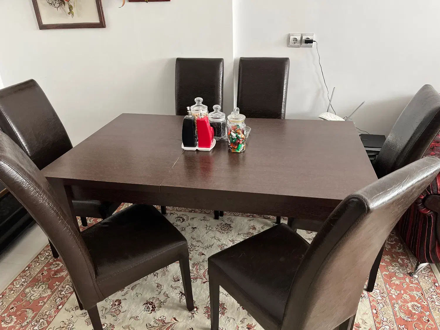 میز ناهار خوری ۶-۸ نفره|میز و صندلی غذاخوری|شهرکرد, |دیوار