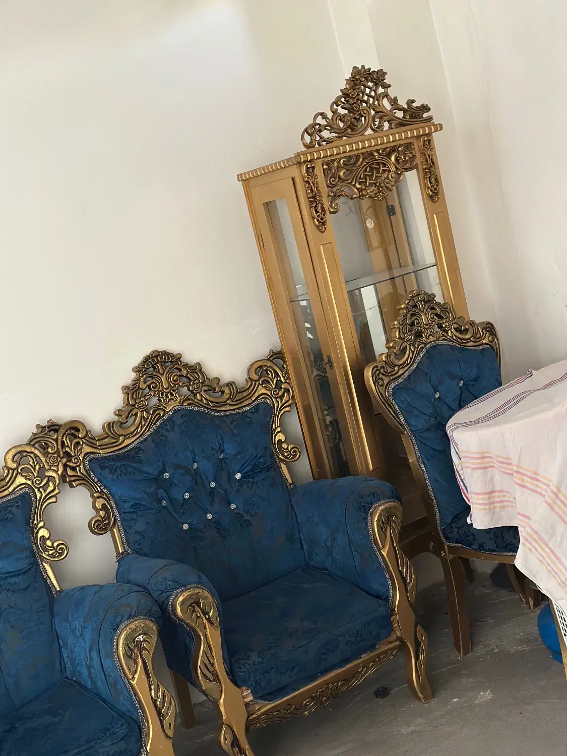 مبل ۸نفره با بوفه|مبلمان خانگی و میز عسلی|اسدآباد, |دیوار