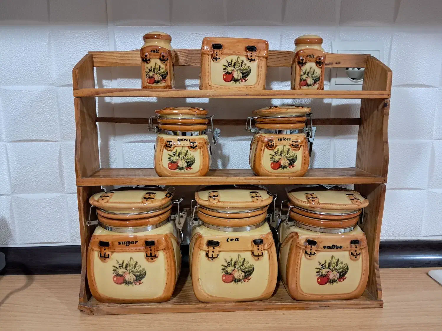 جا ادویه ای سرامیکی|ظروف سرو و پذیرایی|بندرعباس, |دیوار