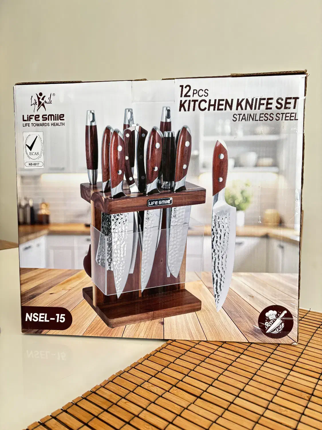 ست یازده تکه چاقو و کفگیر ملاقه Life smile|ظروف پخت‌وپز|پردیس, فاز ۸|دیوار