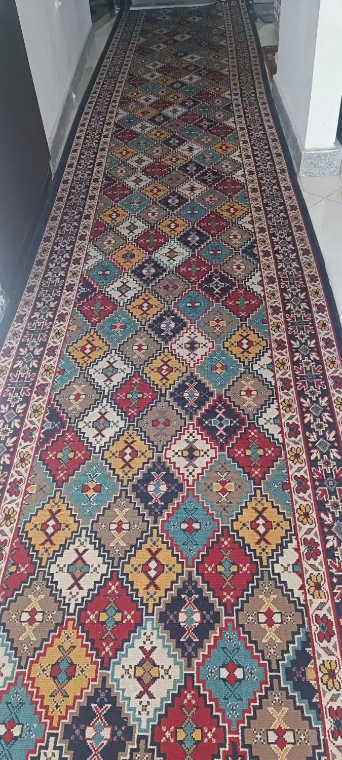 گلیم راهرو|گلیم، جاجیم، گبه|مشهد, شهید آوینی|دیوار