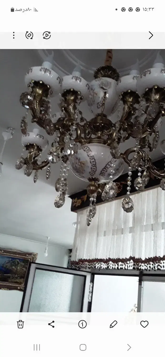 لوسترزیبایچینیوبرنز|لوستر و چراغ آویز|اسدآباد, |دیوار