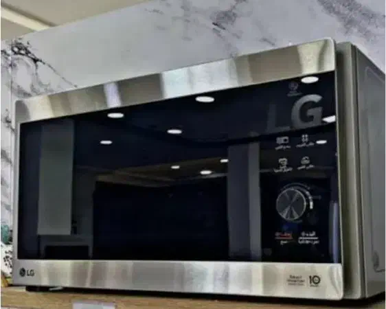 مایکروویو ال جی مدل ۸۲۶۵ مشکی سیلور سفید|اجاق گاز و لوازم برقی پختوپز|تهران, ایران|دیوار