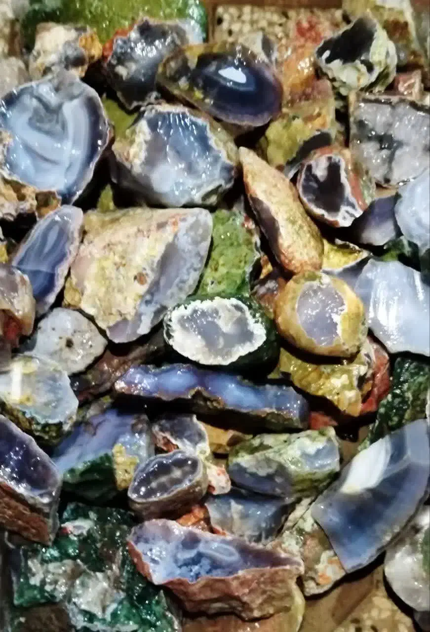 عقیق یاسی و کبود|جواهرات|فردوس (خراسان), |دیوار