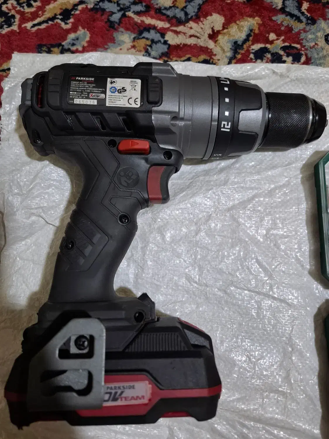 دریل شارژی پارکساید b3 آلمان|ابزارآلات|آستانه اشرفیه, |دیوار