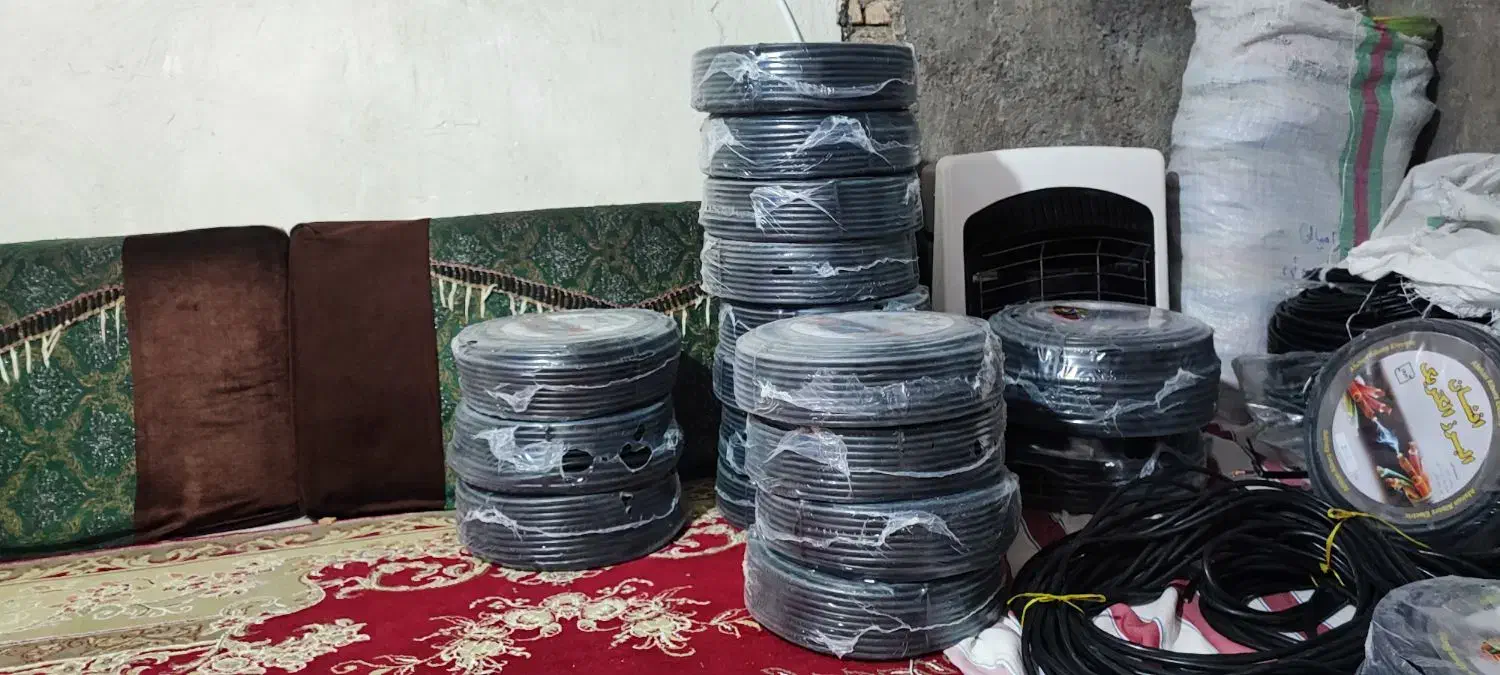 کابل 2در4 و 2در6و2در10 پلمپ متری 67هزار تومن|مصالح و تجهیزات ساختمان|آزادشهر, |دیوار