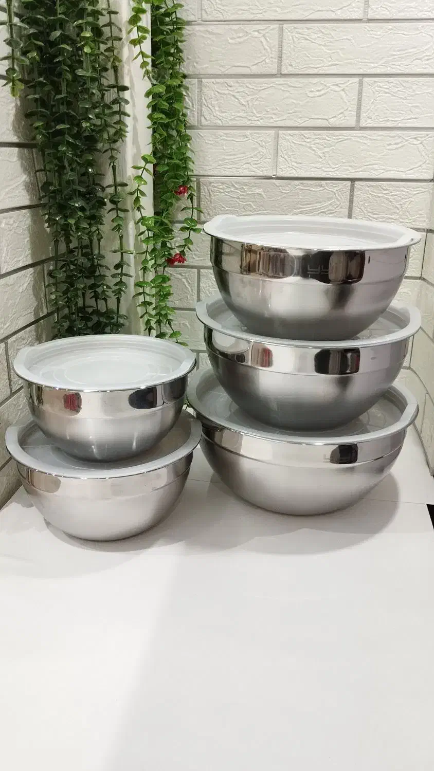 لگن استیل ۵ تیکه|ظروف پختوپز|کرج, المهدی|دیوار