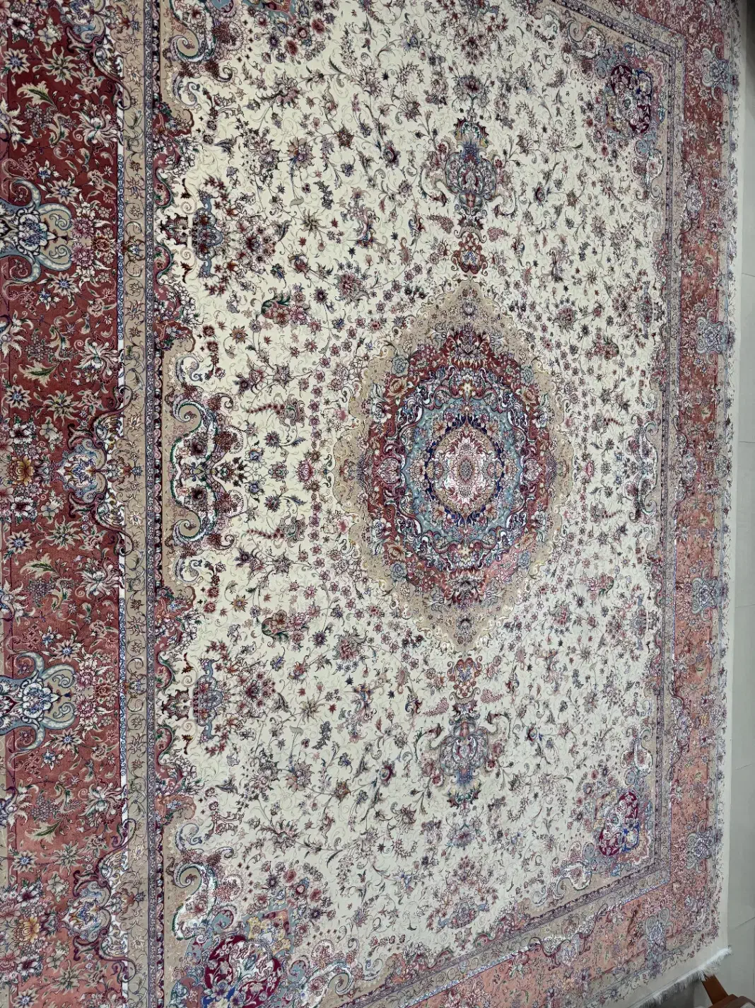 فروش فرش ابریشم حناچی در حد نو|فرش|تهران, مهران|دیوار