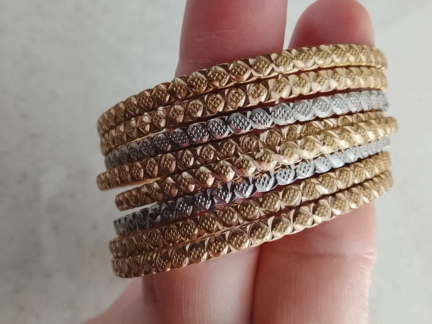 النگو طلا روس سایزسه رنگ ثابت|بدلیجات|الوند, |دیوار