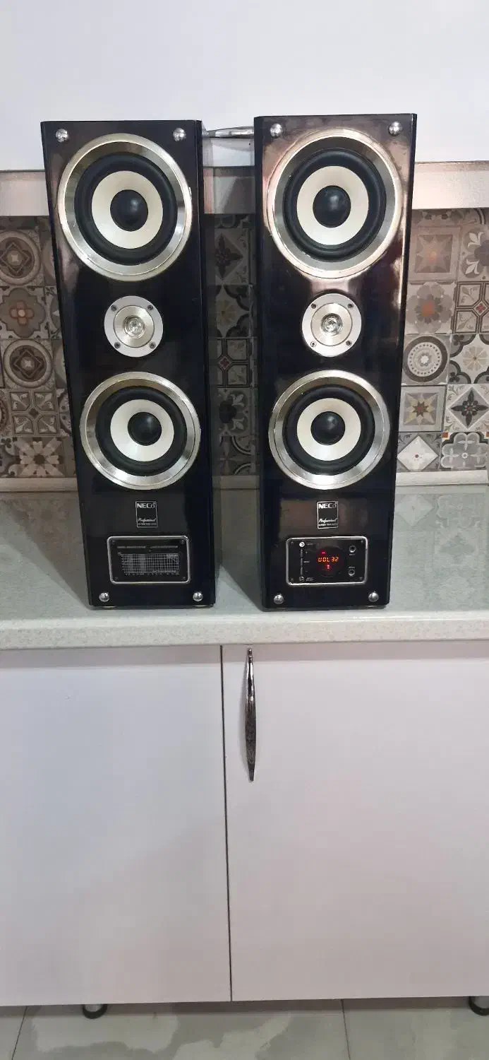 اسپیکر ایستاده ۲تیکه NEC|سیستم صوتی خانگی|مشهد, شهرک ابوذر|دیوار