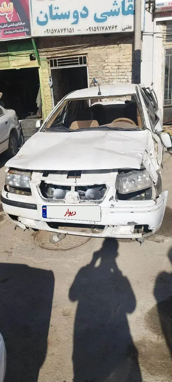 سمند تصادفی۹۰|خودرو سواری و وانت|بجنورد, |دیوار