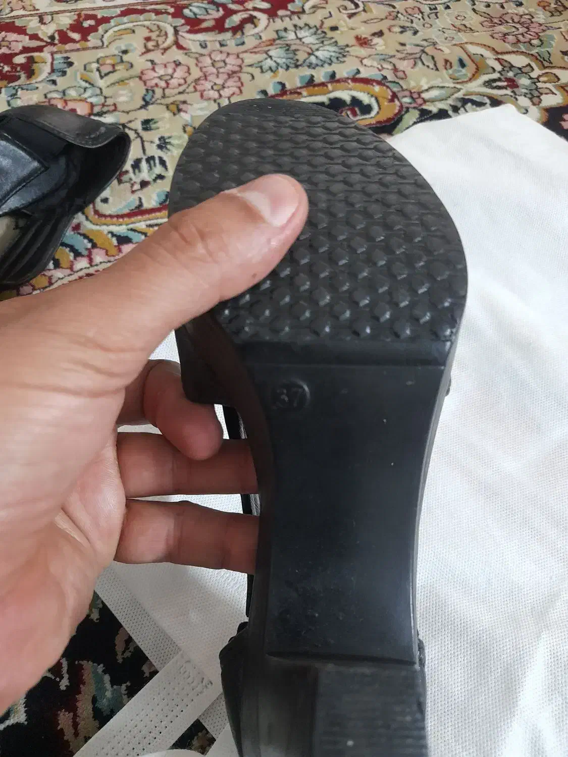 کفش زنانه تمام چرم اصل سایز ۳۷ و ۳۸|کیف، کفش، کمربند|ری, دولتآباد|دیوار