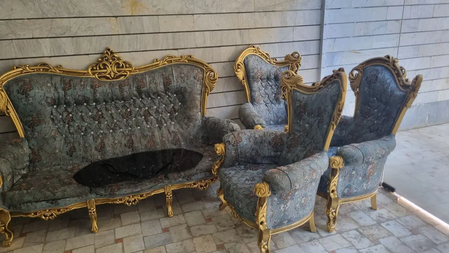 مبل سلطنتی|مبلمان خانگی و میز عسلی|قزوین, |دیوار