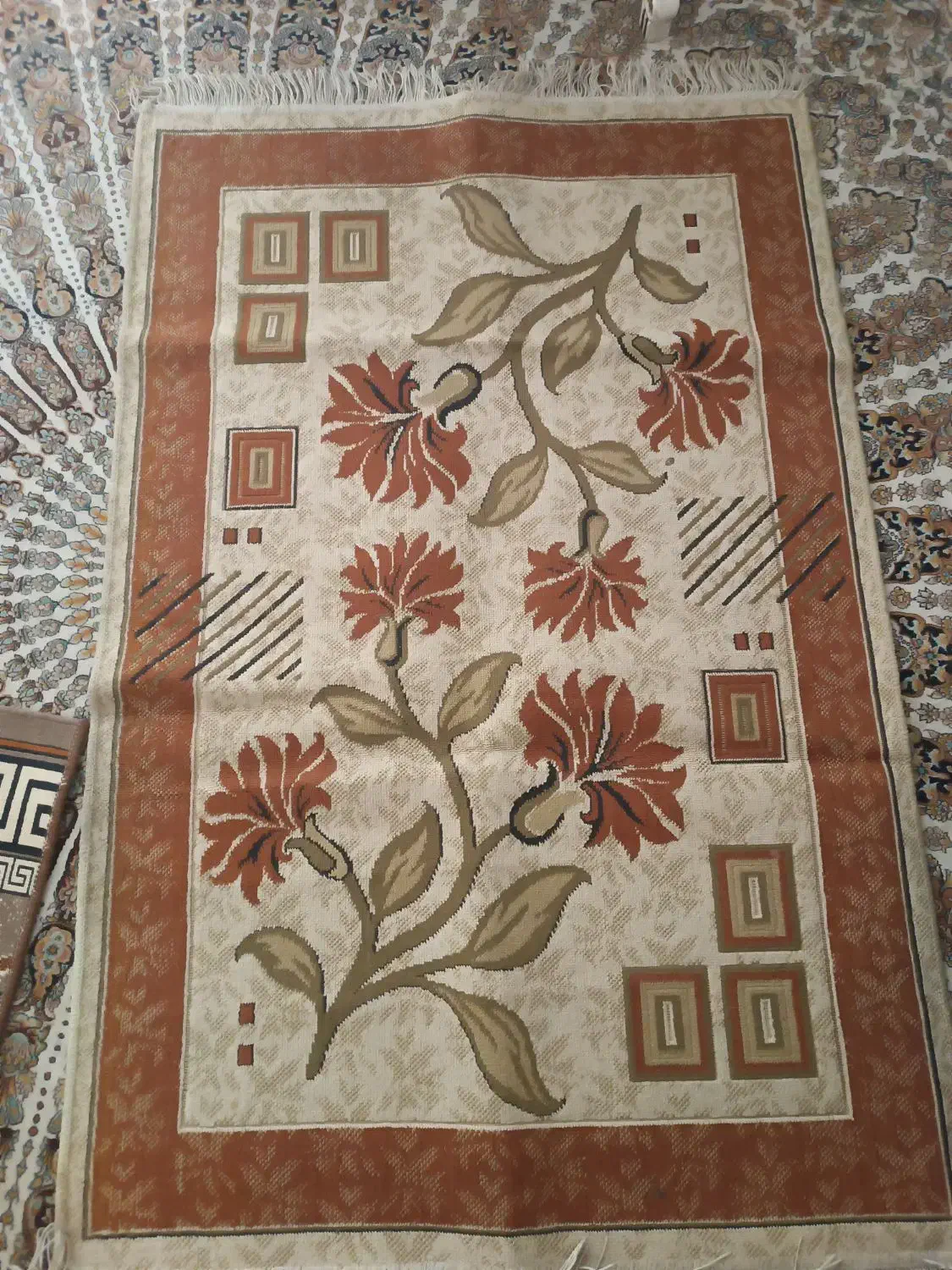 گلیم|گلیم، جاجیم، گبه|قم, شاد قلی|دیوار