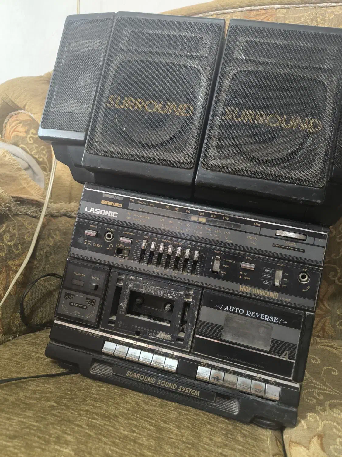 رادیو و ضیط. قدیمی لاسونیک آمپری فایر دار|سیستم صوتی خانگی|تربتحیدریه, طالقانی|دیوار