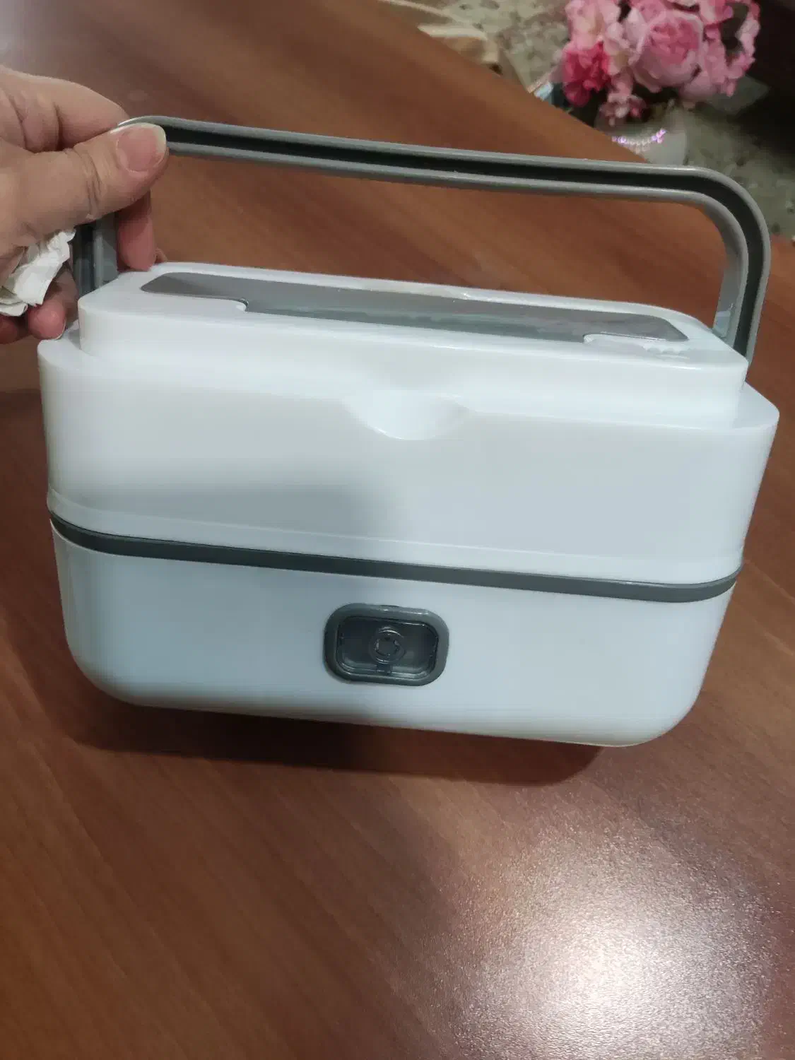 ظرف غذا برقی دو کاسه.یک طبقه|ظروف نگهدارنده، پلاستیکی، یکبارمصرف|دماوند, مسکن مهر گیلاوند|دیوار