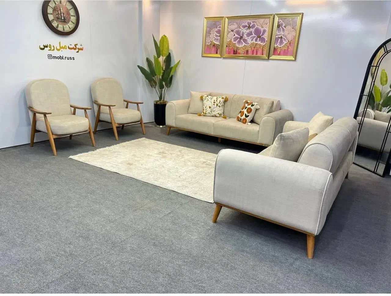 مبل اتابک کد. ۲۰۲۵|مبلمان خانگی و میز عسلی|کنگاور, |دیوار