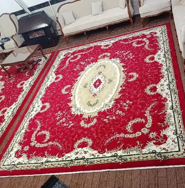 فرش ماشینی قرمز12متری|فرش|میانه, |دیوار
