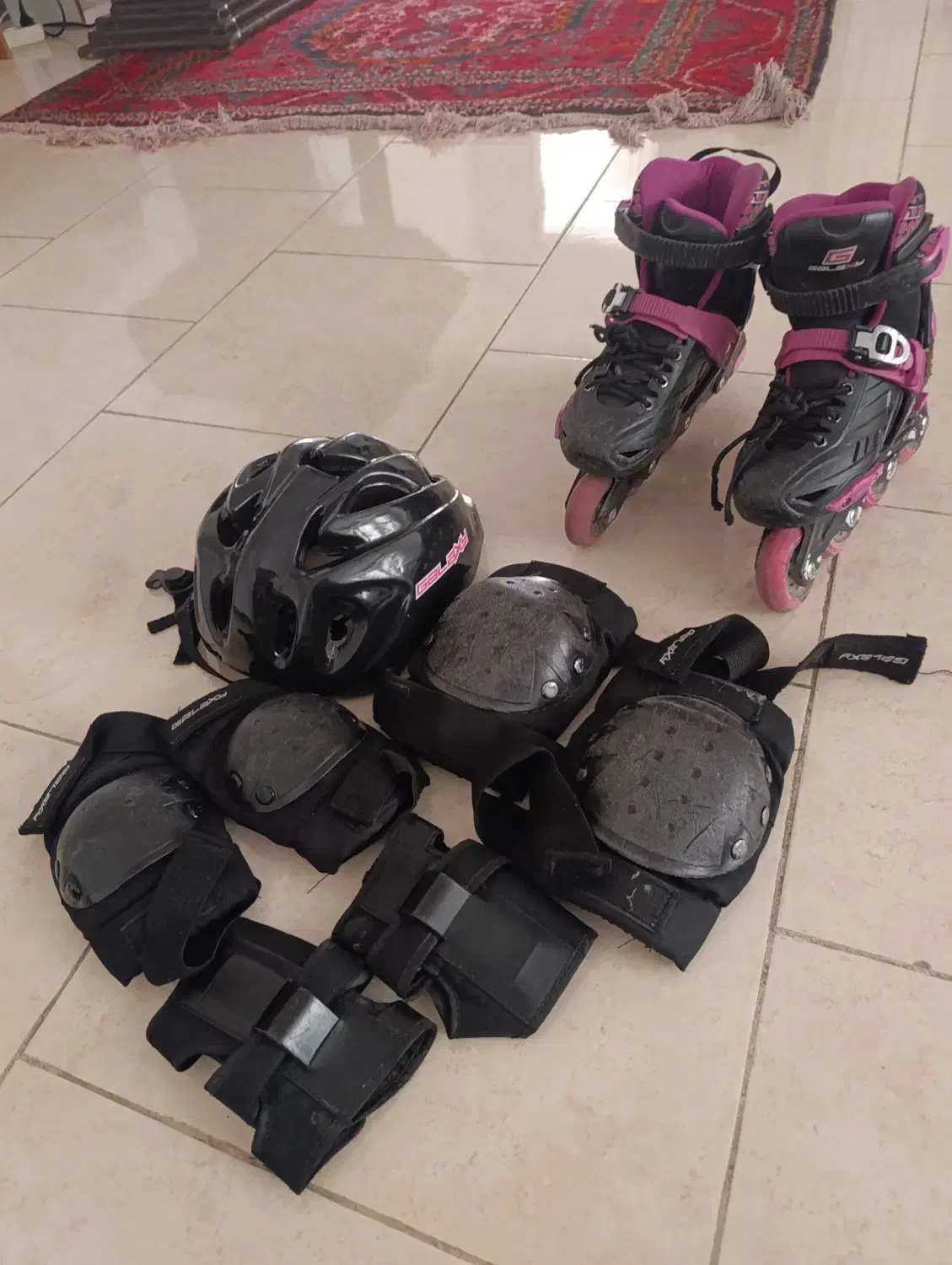 اسکیت با تمام تجهیزات|دوچرخه، اسکیت، اسکوتر|قم, پردیسان|دیوار