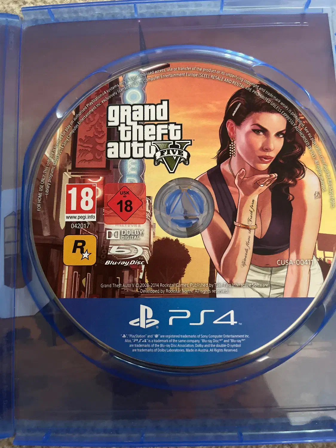 سی دی gta v مخصوص ps4 پرمیوم ادیشن|کنسول، بازی ویدئویی و آنلاین|پارس‌آباد, |دیوار