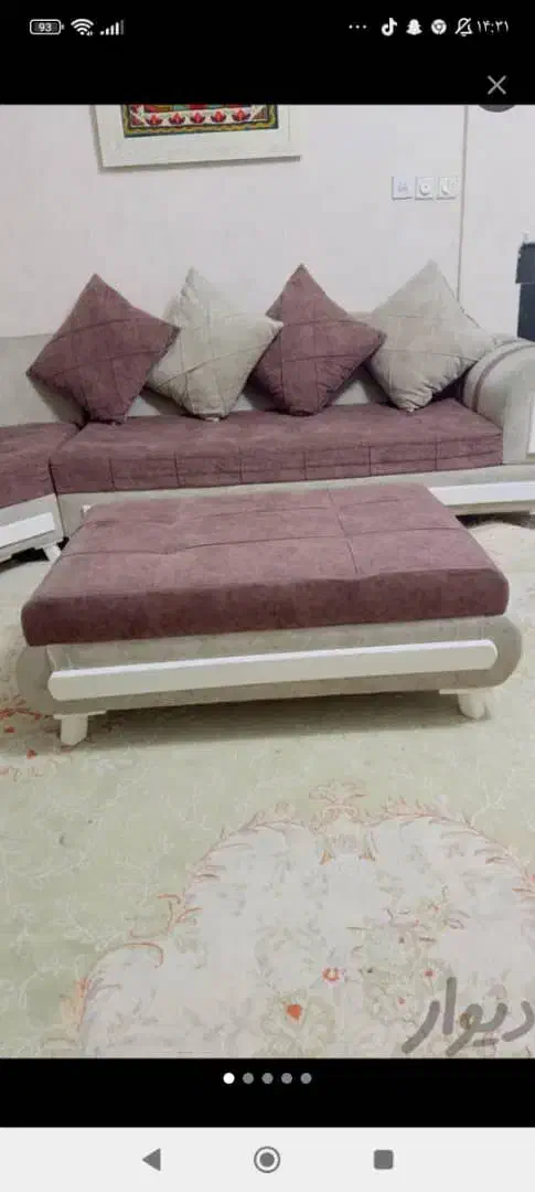 مبل ال کاردس شیک فقط ی شستشو میخواد|مبلمان خانگی و میز عسلی|ری, علایین|دیوار