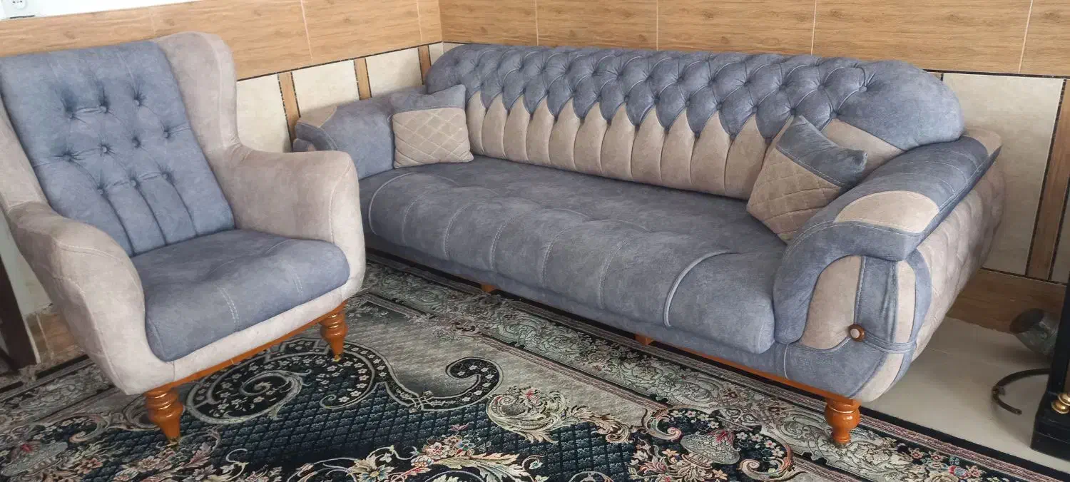 مبل نو مناسب جهیزیه نصف قیمت نو|مبلمان خانگی و میز عسلی|سیرجان, |دیوار