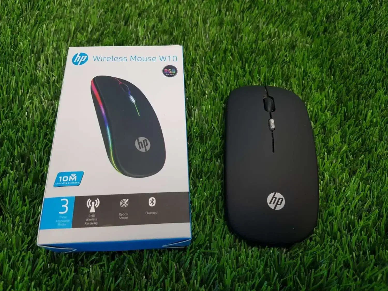 موس بی سیم و شارژی RGB مدل W10 برند HP|قطعات و لوازم جانبی رایانه|اهواز, زیتون کارمندی|دیوار