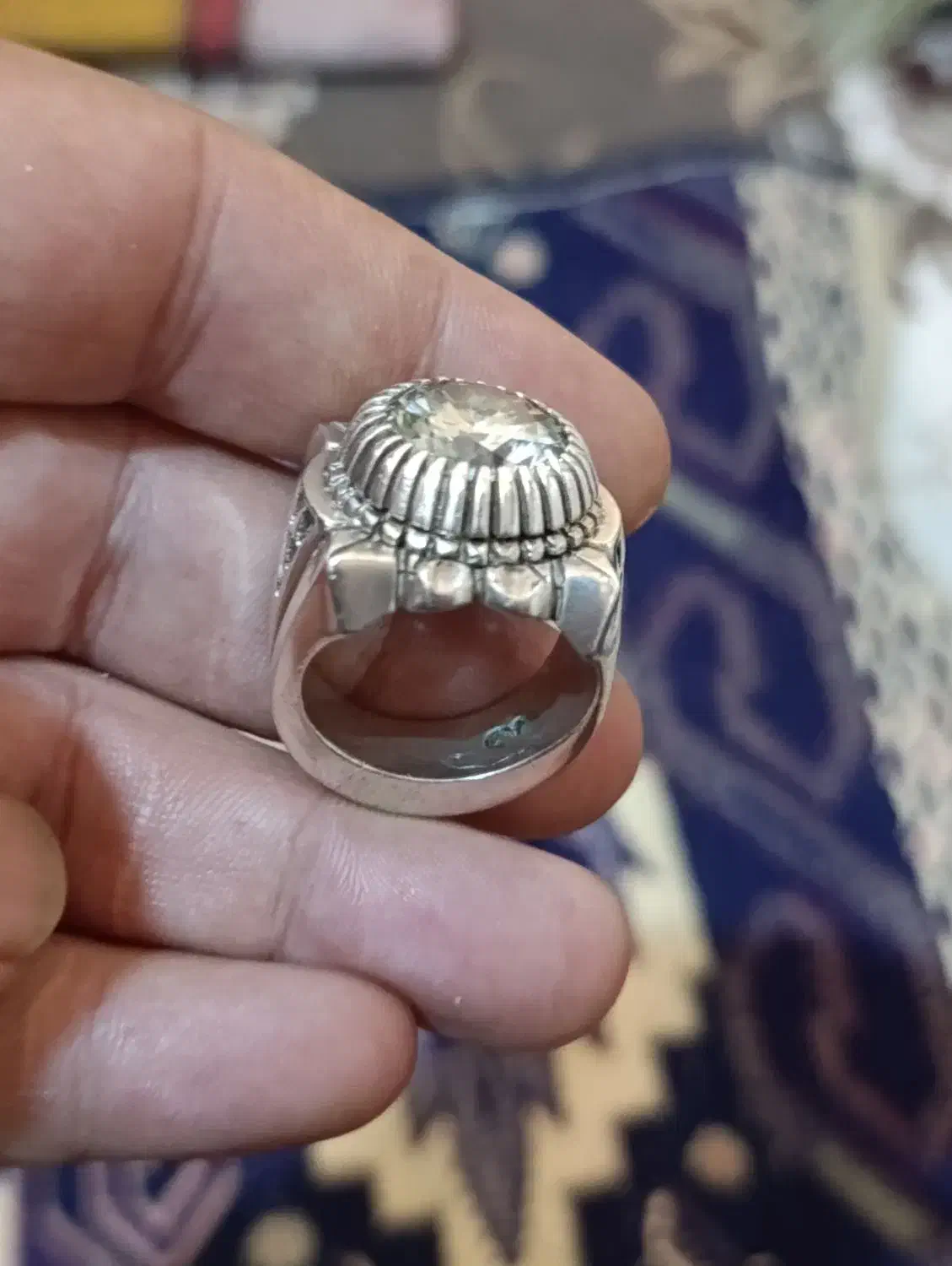 انگشتر نقره مردانه|جواهرات|خرم‌آباد, |دیوار