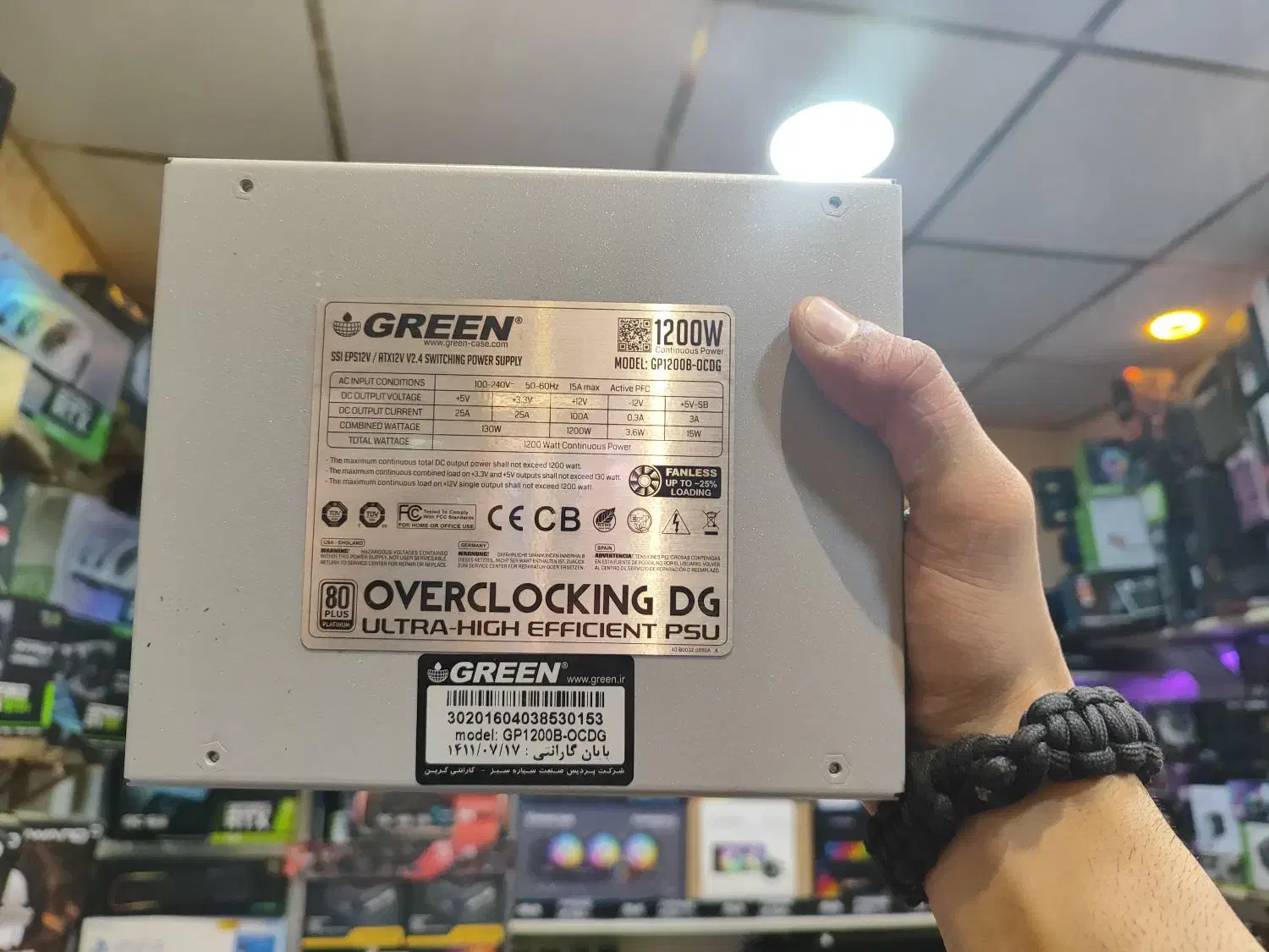 پاور 1200 وات گرین تکمیل گارانتی دار کیس گیمینگ|قطعات و لوازم جانبی رایانه|تهران, شهرک پاسداران|دیوار