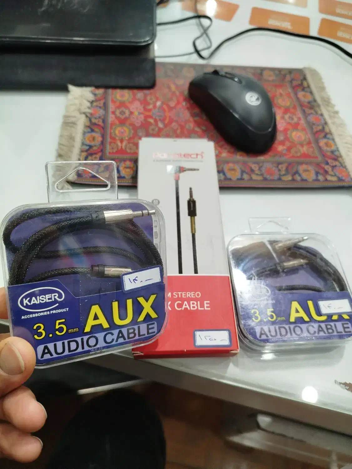 فروش ویژه پک هندزفری + کابل شارژ + AUX با هم|لوازم جانبی موبایل و تبلت|بندر گز, |دیوار