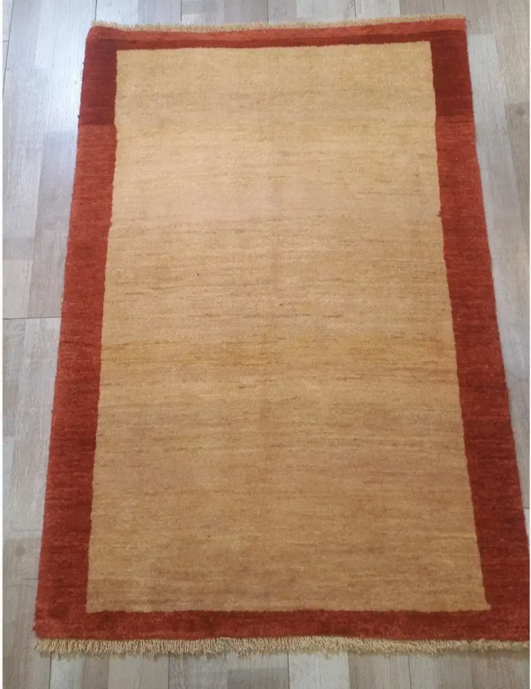 زرچارک ۸۰در ۱۲۰گبه دستبافت شیراز پشم دست ریس|گلیم، جاجیم، گبه|تهران, حر|دیوار