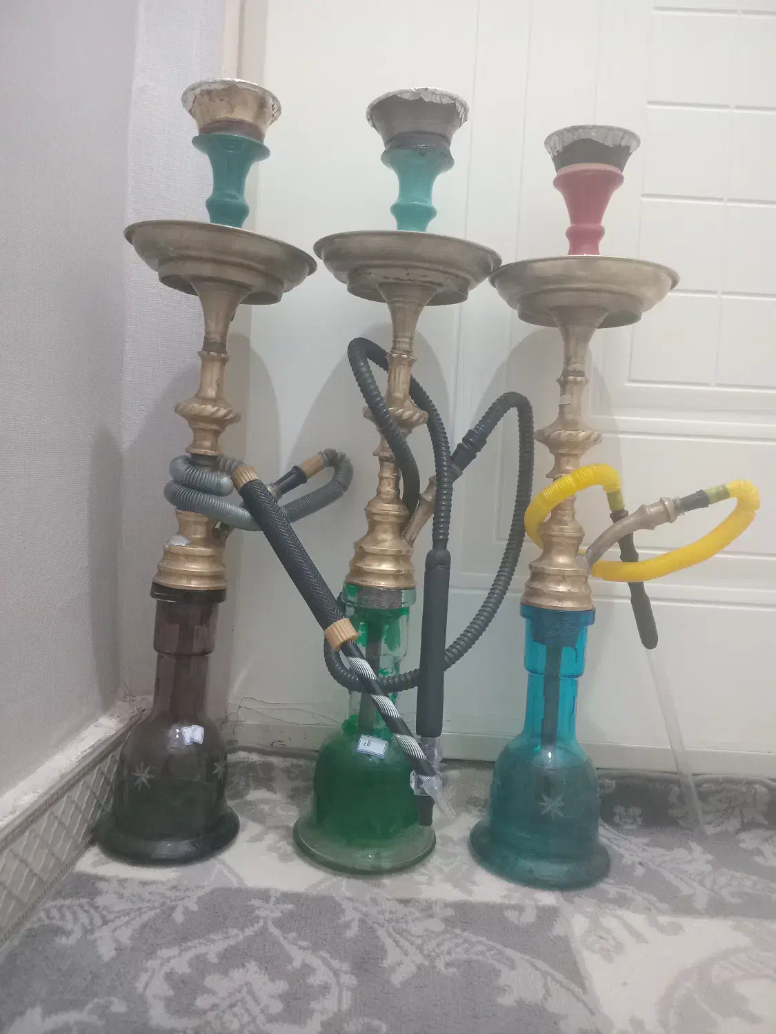 قلیان تنه برنجی|کلکسیون و سرگرمی|ابهر, |دیوار