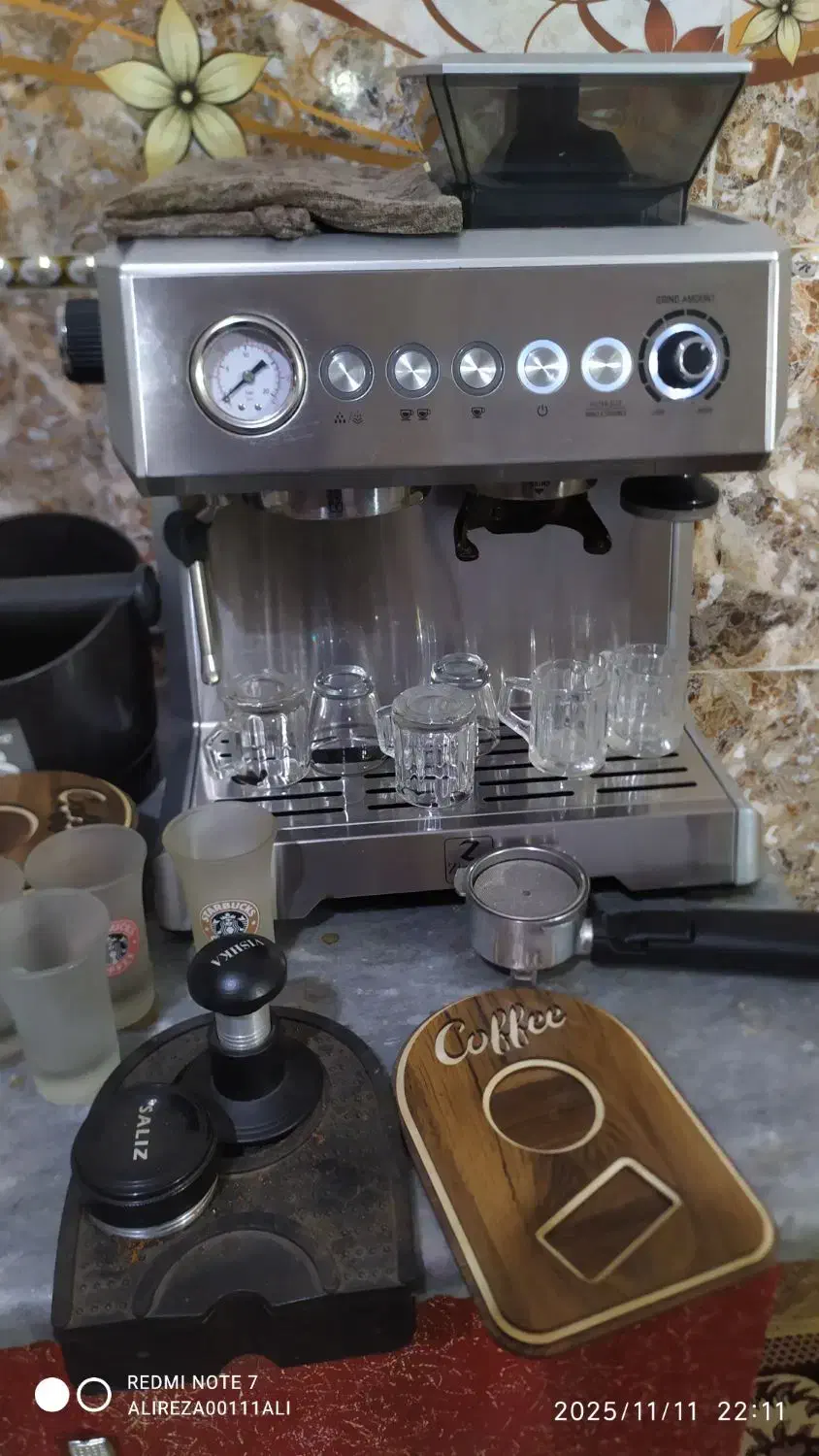 قهوه ساز نیمه صنعتی اسیاب سرخود|سماور، چایساز، قهوهساز|زاهدان, |دیوار