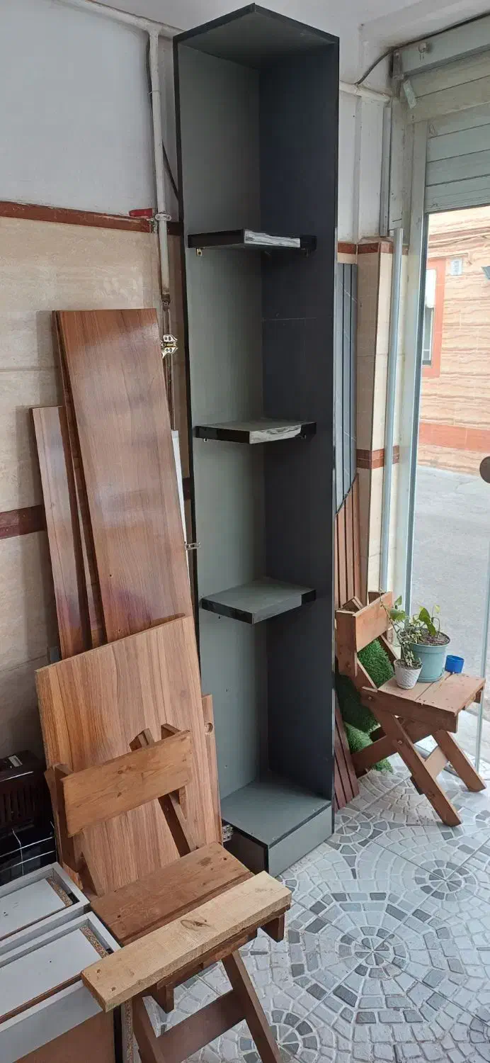 شلف قدی|کتابخانه، شلف، قفسههای دیواری|رشت, پل تالشان|دیوار