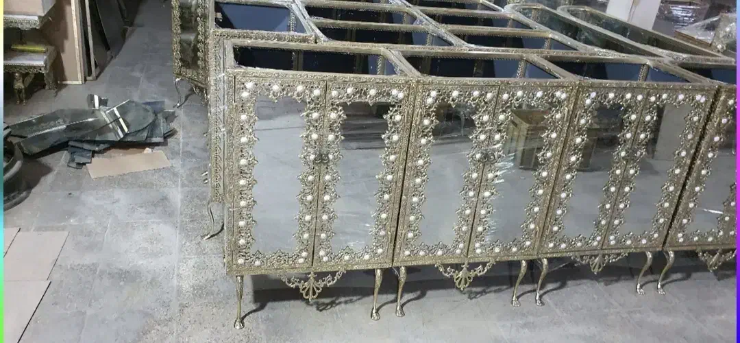 جاکفشی تمام برنز|جاکفشی، کمد، دراور|خاوران, |دیوار