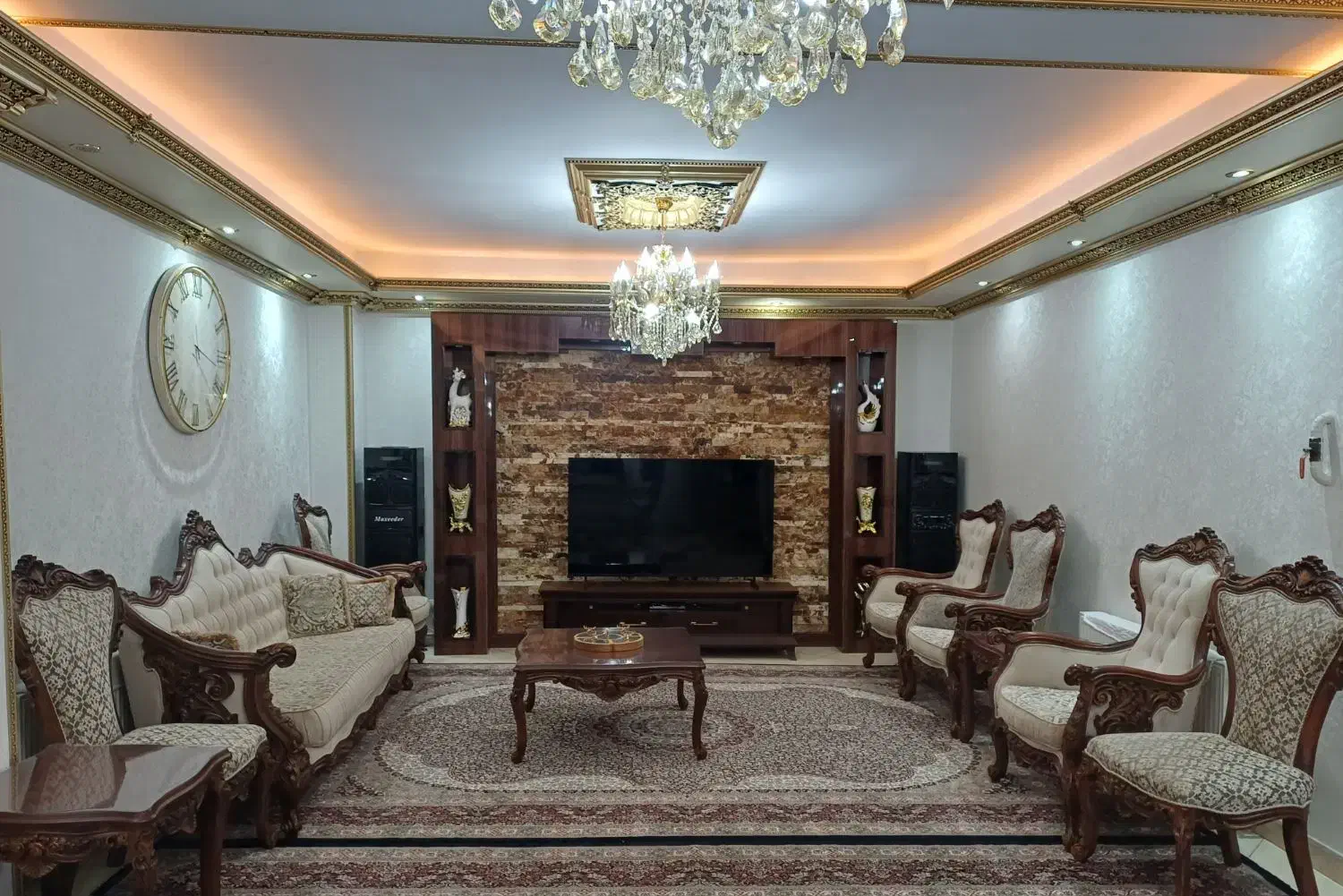 مبلمان استیل ۹نفره کاملا نو|مبلمان خانگی و میز عسلی|تهران, بوستان ولایت|دیوار