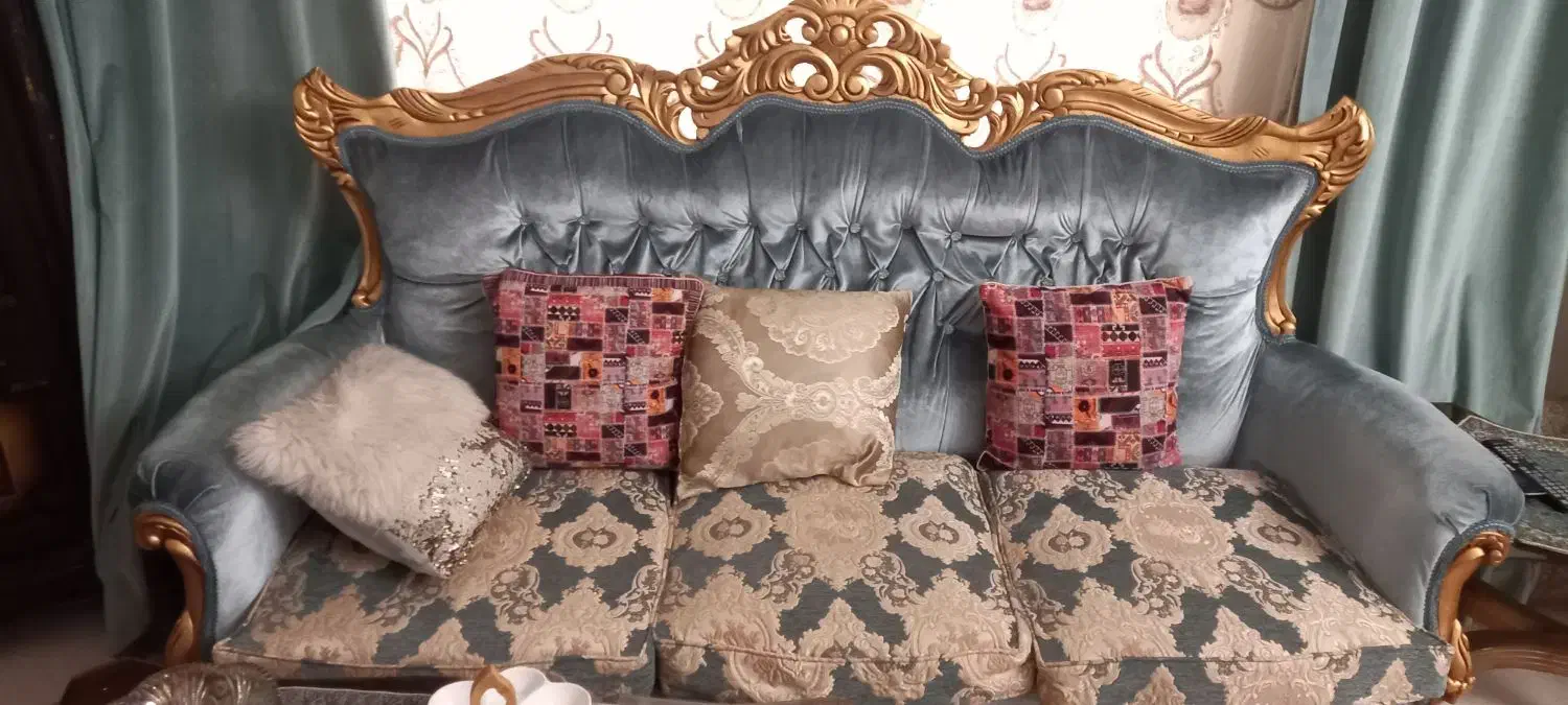 فروش مبل استیل در حد نو|مبلمان خانگی و میز عسلی|تهران, شهرک فرهنگیان|دیوار