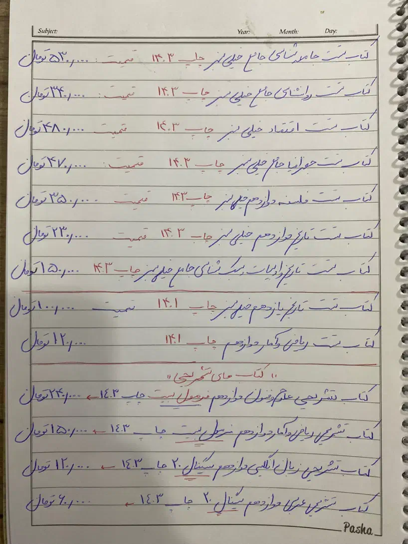 کتاب تست دسته دوم انسانی در حدنو|کتاب و مجله آموزشی|بافق, |دیوار
