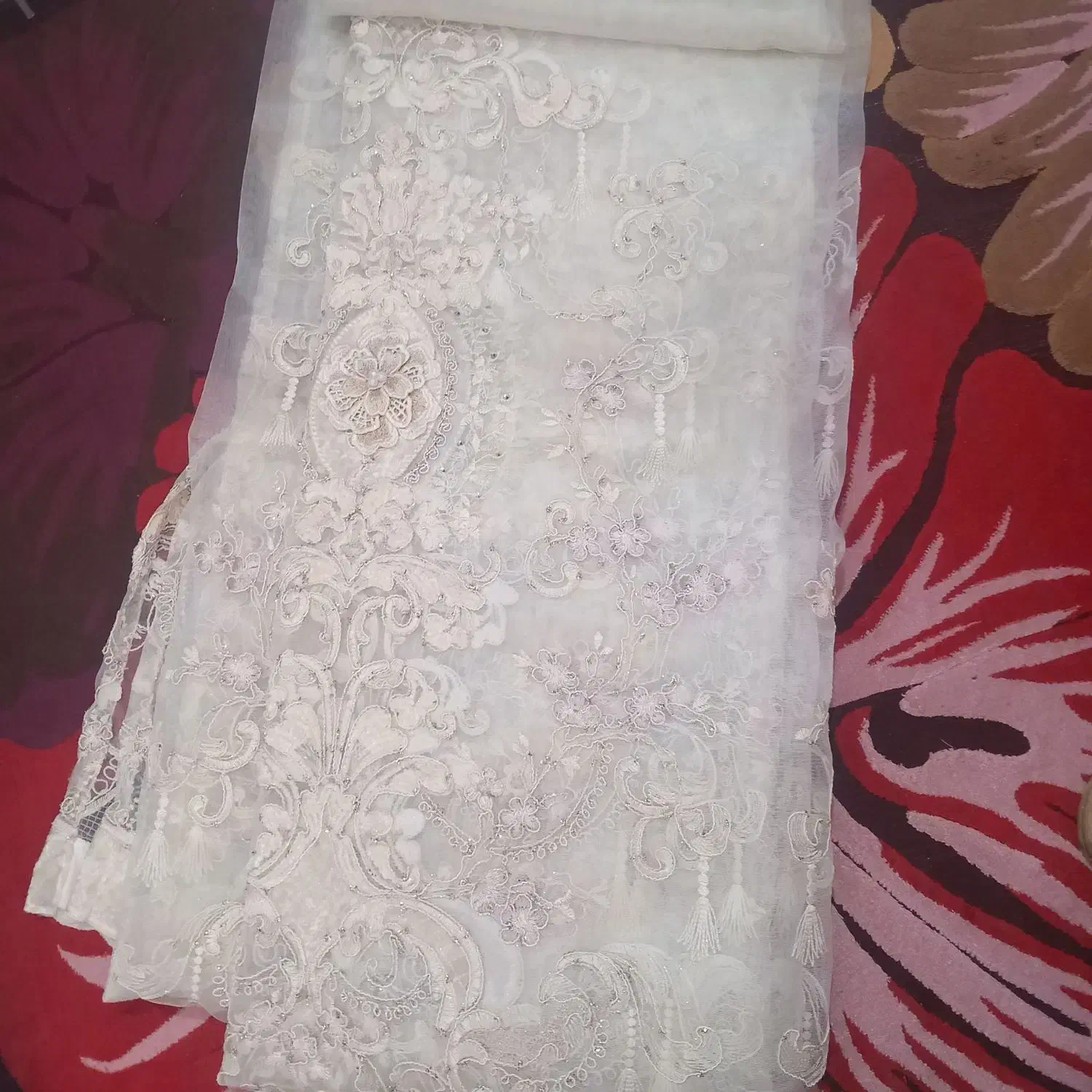 ۴متر پرده ترک نونو|پرده، رانر، رومیزی|تهران, شهرک رضویه|دیوار