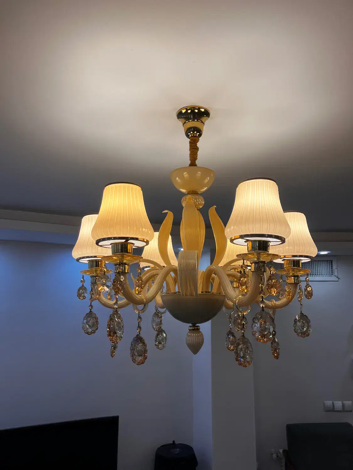 دوعدد لوستر|لوستر و چراغ آویز|ری, شهرری|دیوار