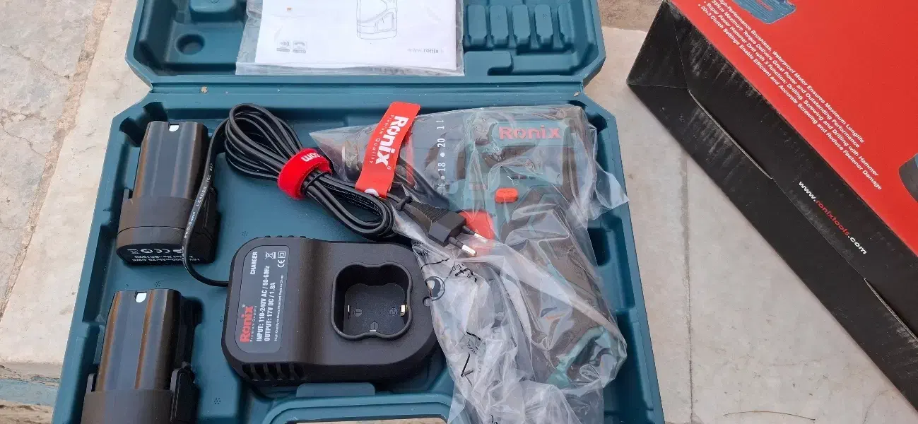 فروش دریل شارژی رونیکس با گارانتی|ماشینآلات صنعتی|یزد, |دیوار