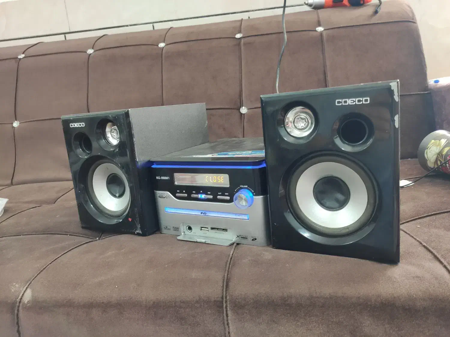 یک عدد دستگاه سی دی و باند|سیستم صوتی خانگی|لار, |دیوار