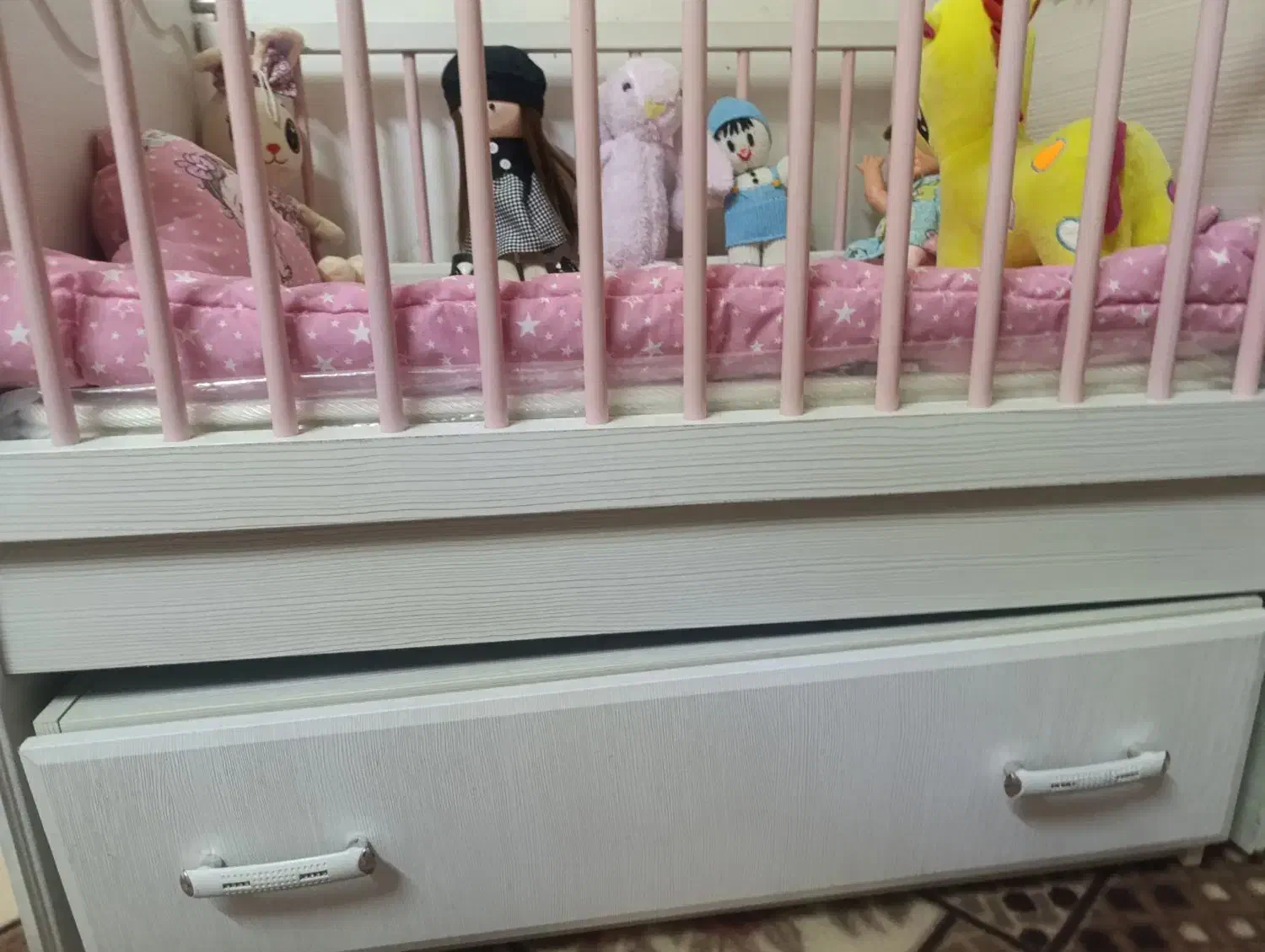 تخت کودک کنار مادر نونو|تخت و صندلی بچه|تبریز, |دیوار