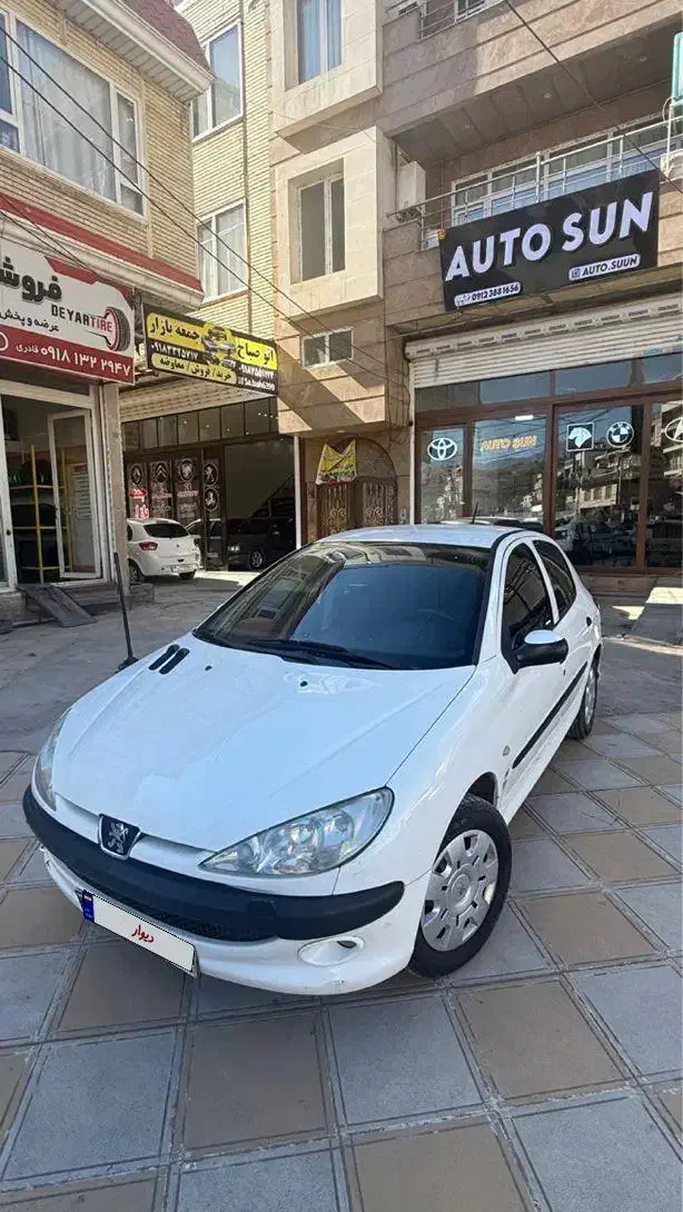 پژو ۲۰۶ تیپ ۵|خودرو سواری و وانت|جوانرود, |دیوار