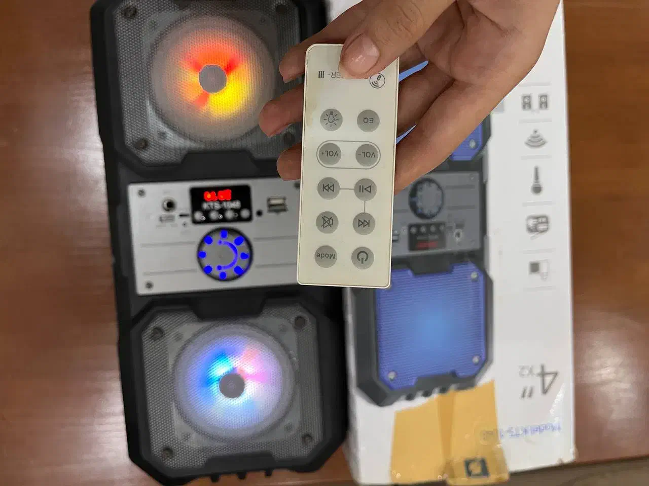 اسپیکر دوباندهsony همراه بلوتوث وکنترل،سالم وتمیز|سیستم صوتی خانگی|لشت نشا, |دیوار