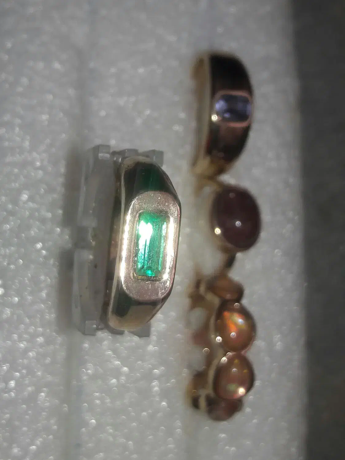 ۱۲ عدد انگشتر یاقوت زنانه مردانه آب طلا خارج و|جواهرات|کرمانشاه, |دیوار