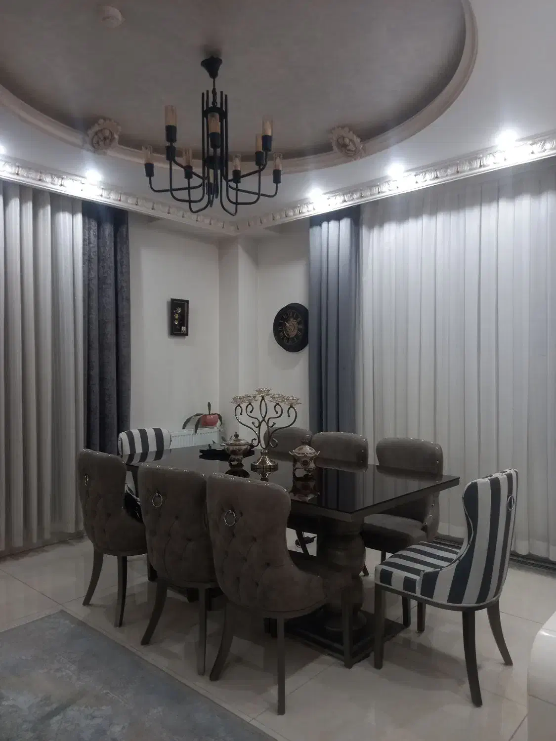 یک دست کامل سرویس چوب چستر|مبلمان خانگی و میز عسلی|اندیشه, اندیشه فاز ۳|دیوار