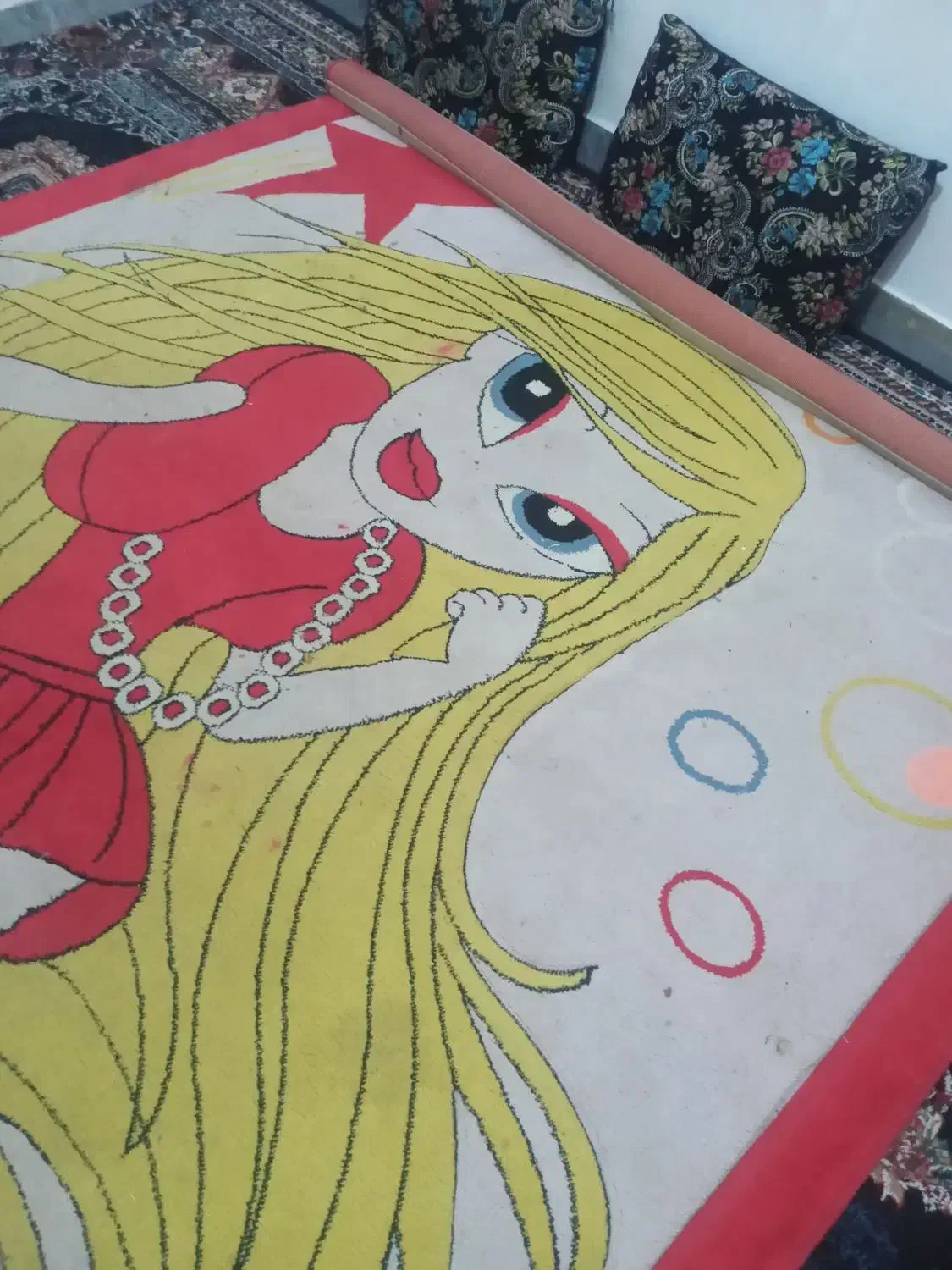 قالی شش متری اتاق کودکان ترک|فرش|اهواز, پردیس دو|دیوار