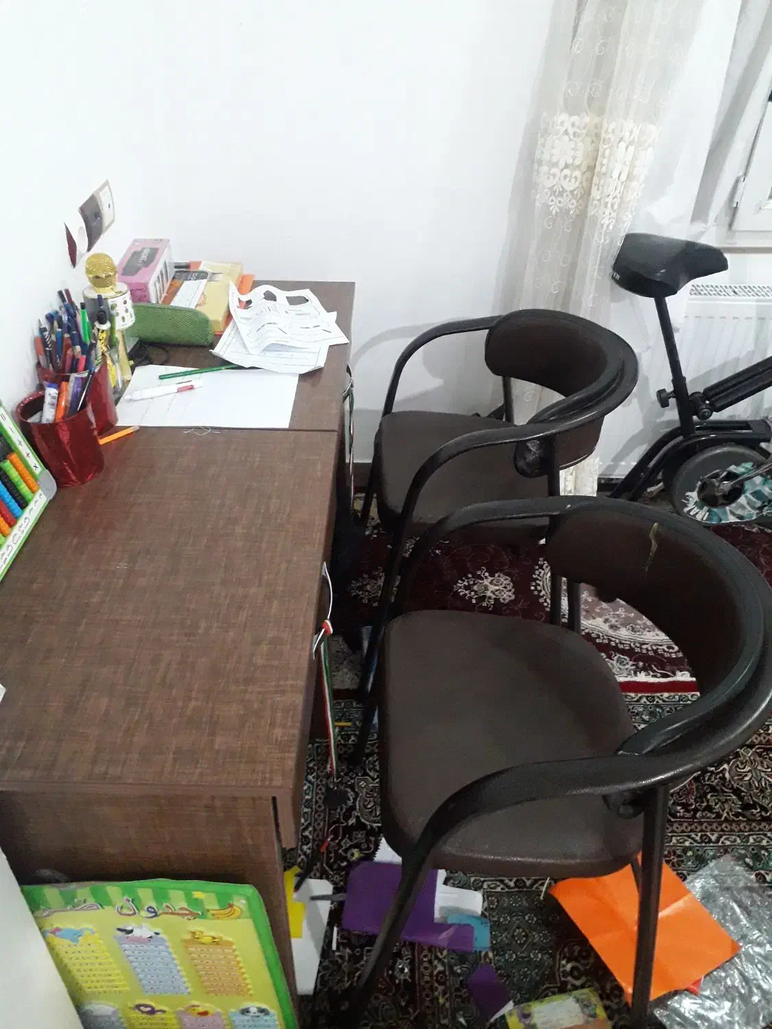 ۲ عدد میز تحریر ام دی اف ترک.سفارشی|میز تحریر و کامپیوتر|سنندج, |دیوار