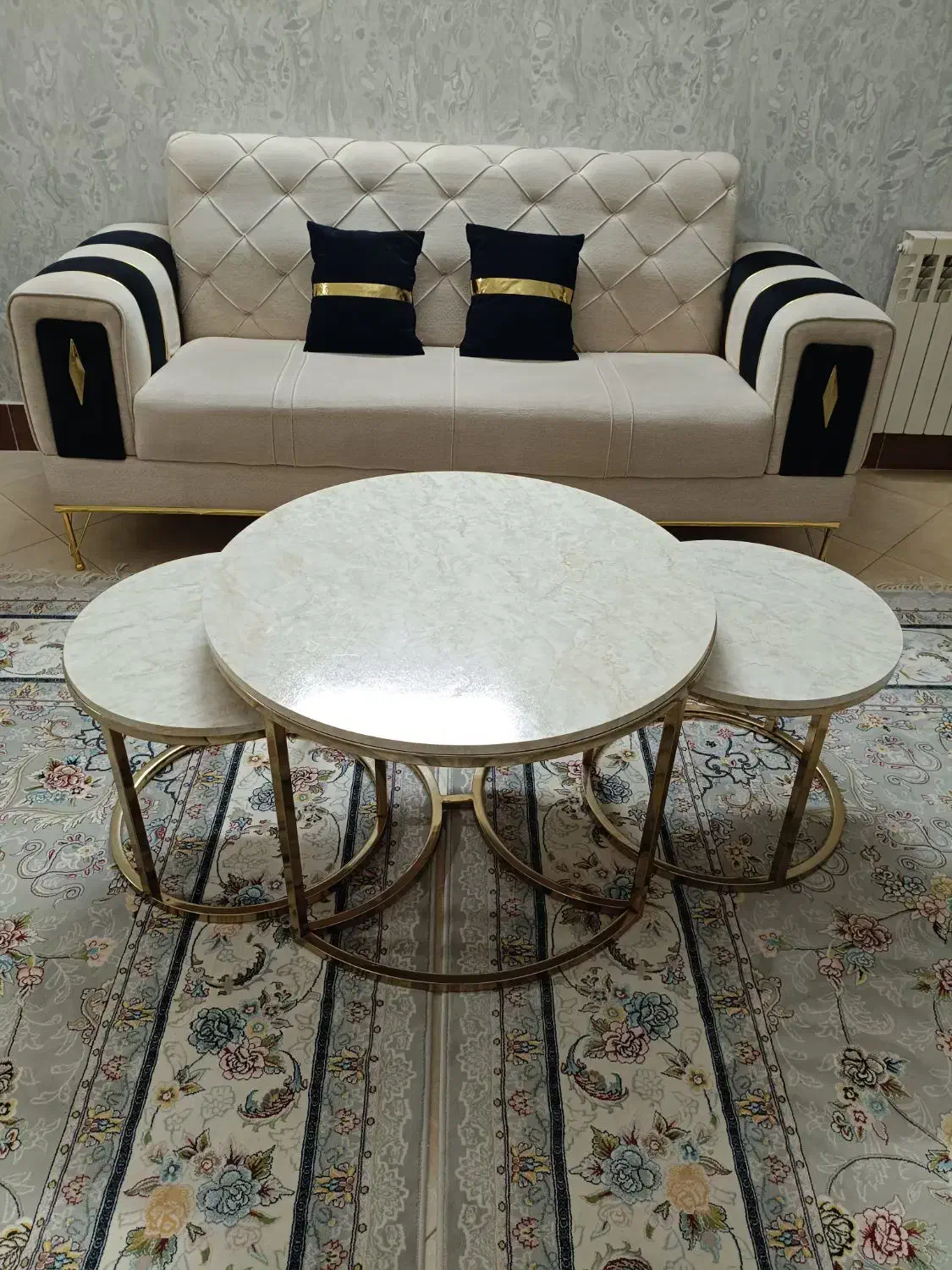 مبل ۷نفره۲۲تومن،سالم و نو|مبلمان خانگی و میز عسلی|گنبد کاووس, |دیوار